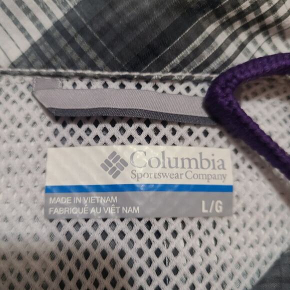 COLUMBIA PERFORMANCE FISHING GEAR PFG LS VENTED BUTTON DOWN SHIRT MENS L - Picture 4 of 10